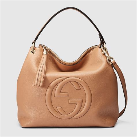 gucci soho hobo beige|Gucci soho large hobo bag.